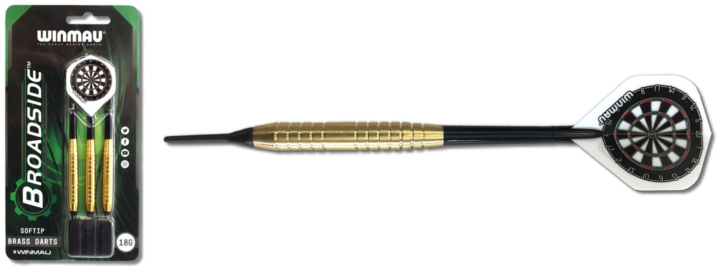 Winmau - Softdart Broadside Brass 2225 - 18 gr.
