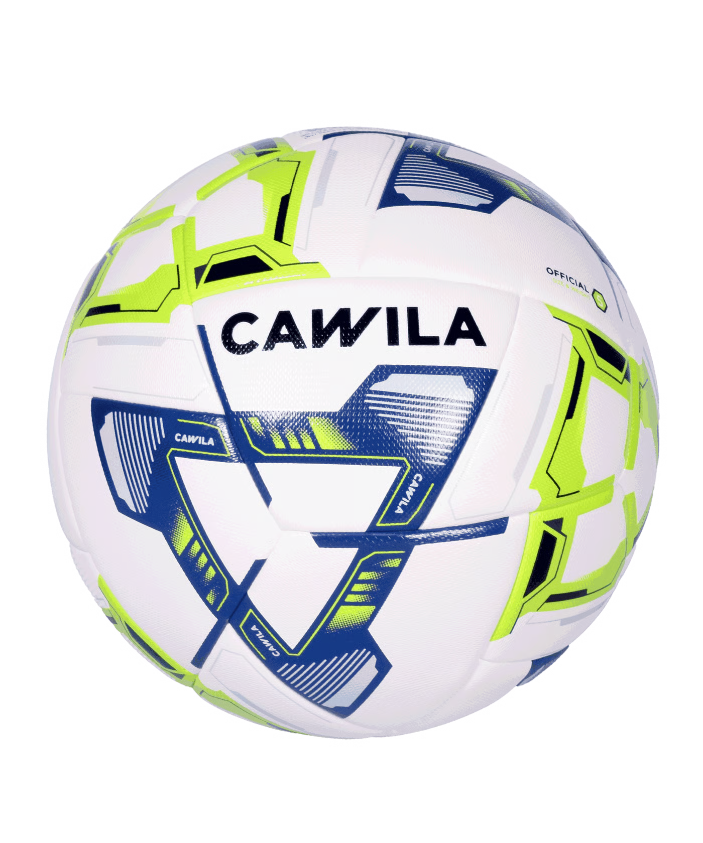 Cawila NEXUS T24 HYBRID Fussball Trainingsball Schwarz Neon, Gr.5