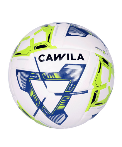 Cawila NEXUS T24 HYBRID Fussball Trainingsball Schwarz Neon, Gr.5