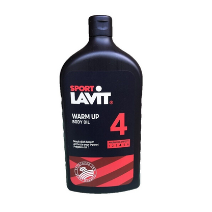 Sport Lavit Warm Up Body Oil 1000ml Silikonfrei ohne Farbstoffe parabenfrei