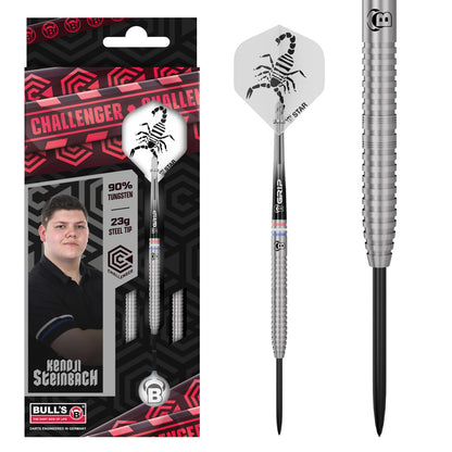 BULL'S Kendji Steinbach Challenger Steel Dart | 23 Gr.