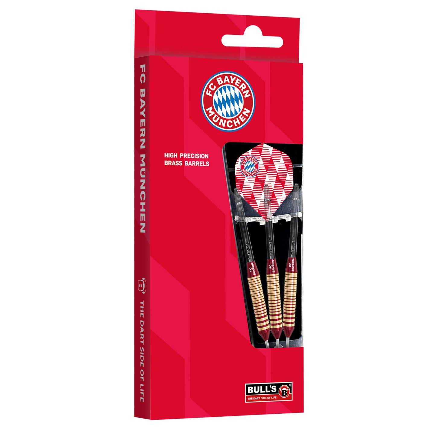 BULL'S FC Bayern München Brass Steel Dart | 21 Gr.