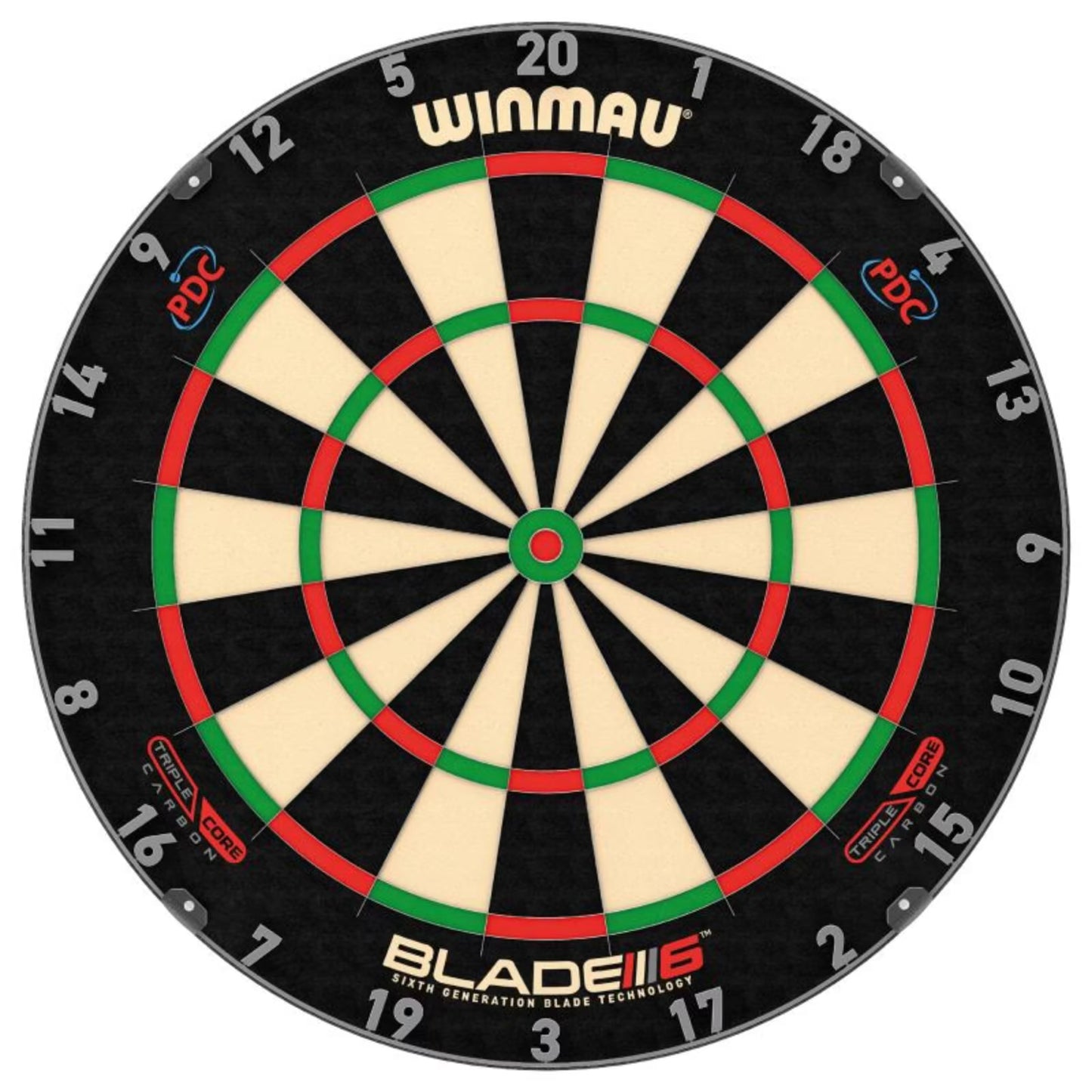 Winmau - Dartboard - Blade 6 Triple Core Carbon PDC