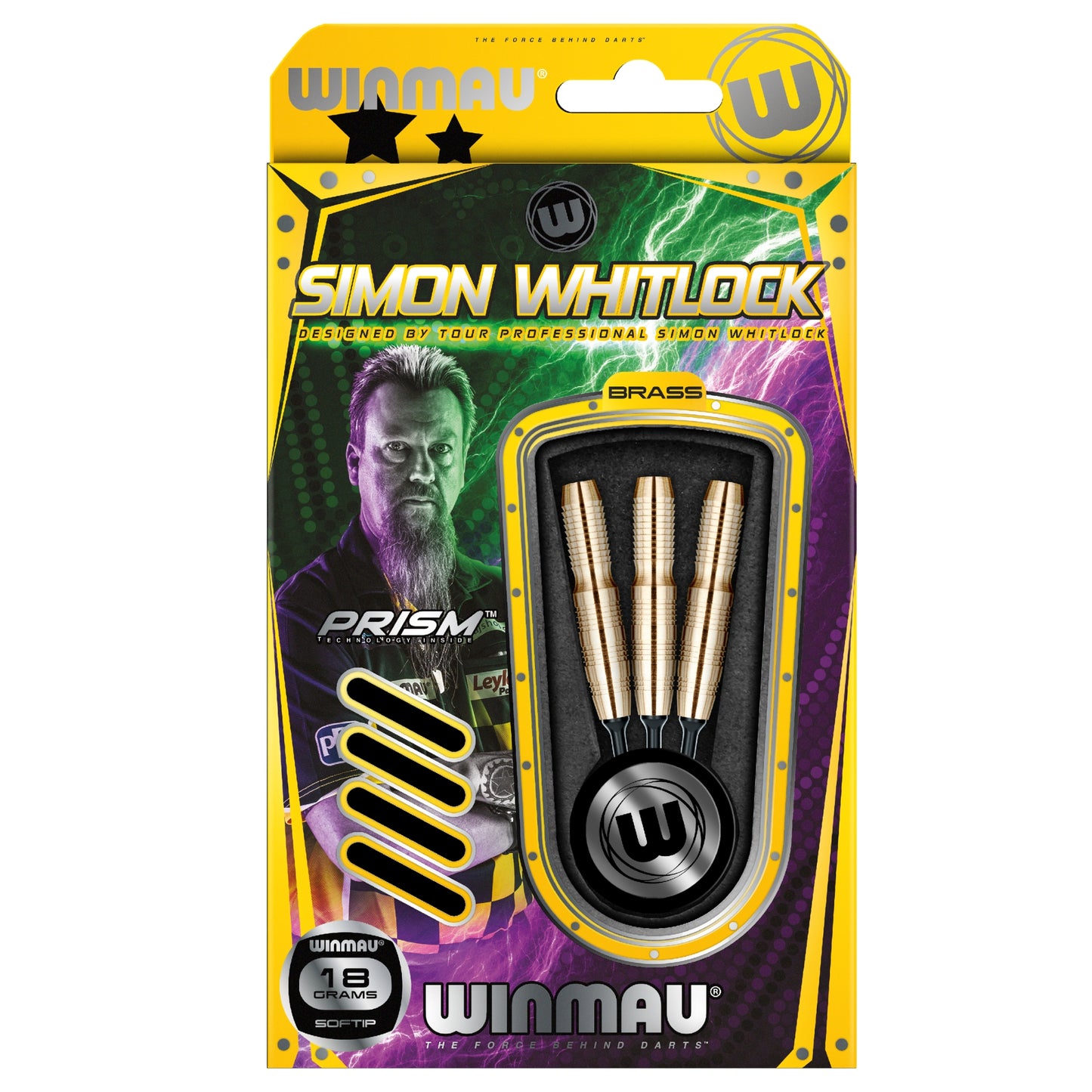 Winmau - Softdart Simon Whitlock Brass 18 gr.
