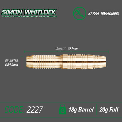 Winmau - Softdart Simon Whitlock Brass 18 gr.