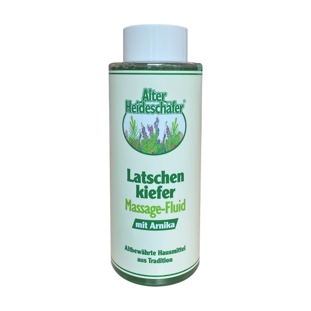 Alter Heideschäfer Latschenkiefer Massage-Fluid mit Arnika Muskeln 500 ml