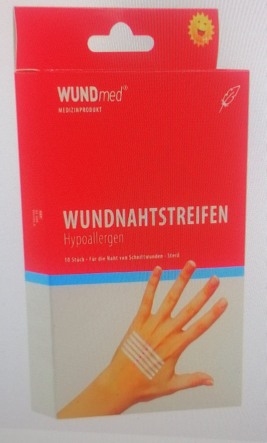 WUNDNAHTSTREIFEN 6,4x102 mm 2X5 St pro Packung