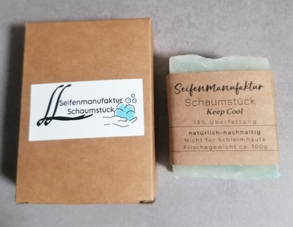 Körperseife Menthol, Schaumstück: Keep Cool