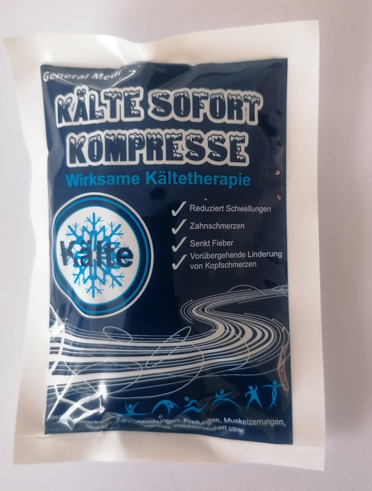25x Medi Einweg Kälte-Sofort-Kompresse Kühlpack zum sofortigen Kühlen und für Kälte