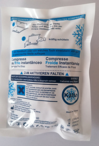 25x Medi Einweg Kälte-Sofort-Kompresse Kühlpack zum sofortigen Kühlen und für Kälte