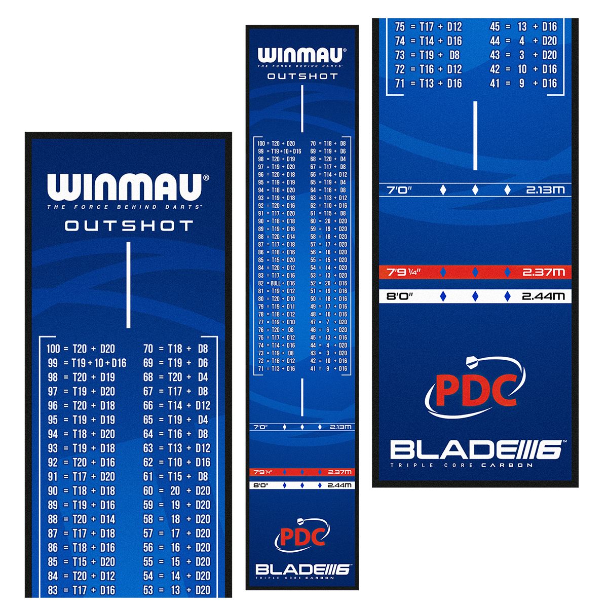 Winmau Outshot Dartmatte, 8209