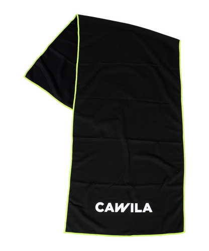 Cawila Academy Ice kühlendes Handtuch Schwarz Gelb