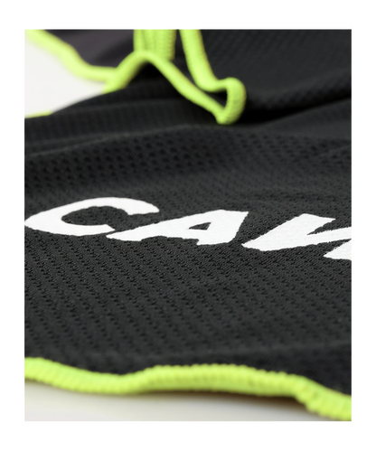 Cawila Academy Ice kühlendes Handtuch Schwarz Gelb