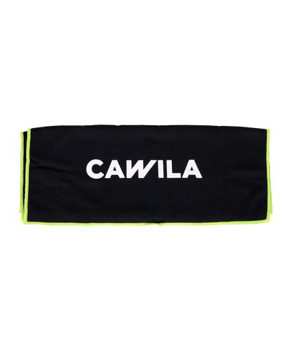 Cawila Academy Ice kühlendes Handtuch Schwarz Gelb