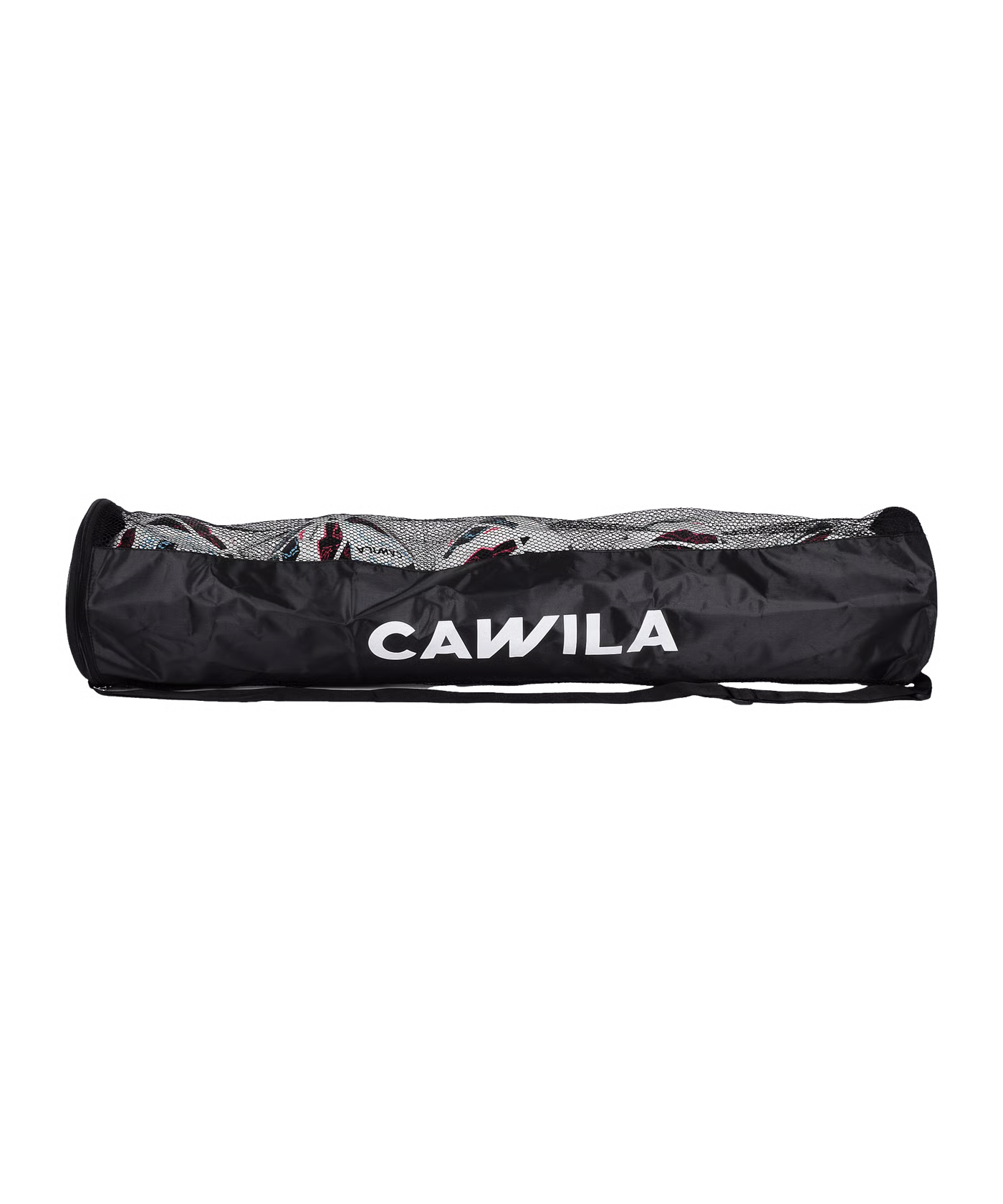 Cawila ACADEMY Ballschlauchfür 5 Fussbälle Schwarz