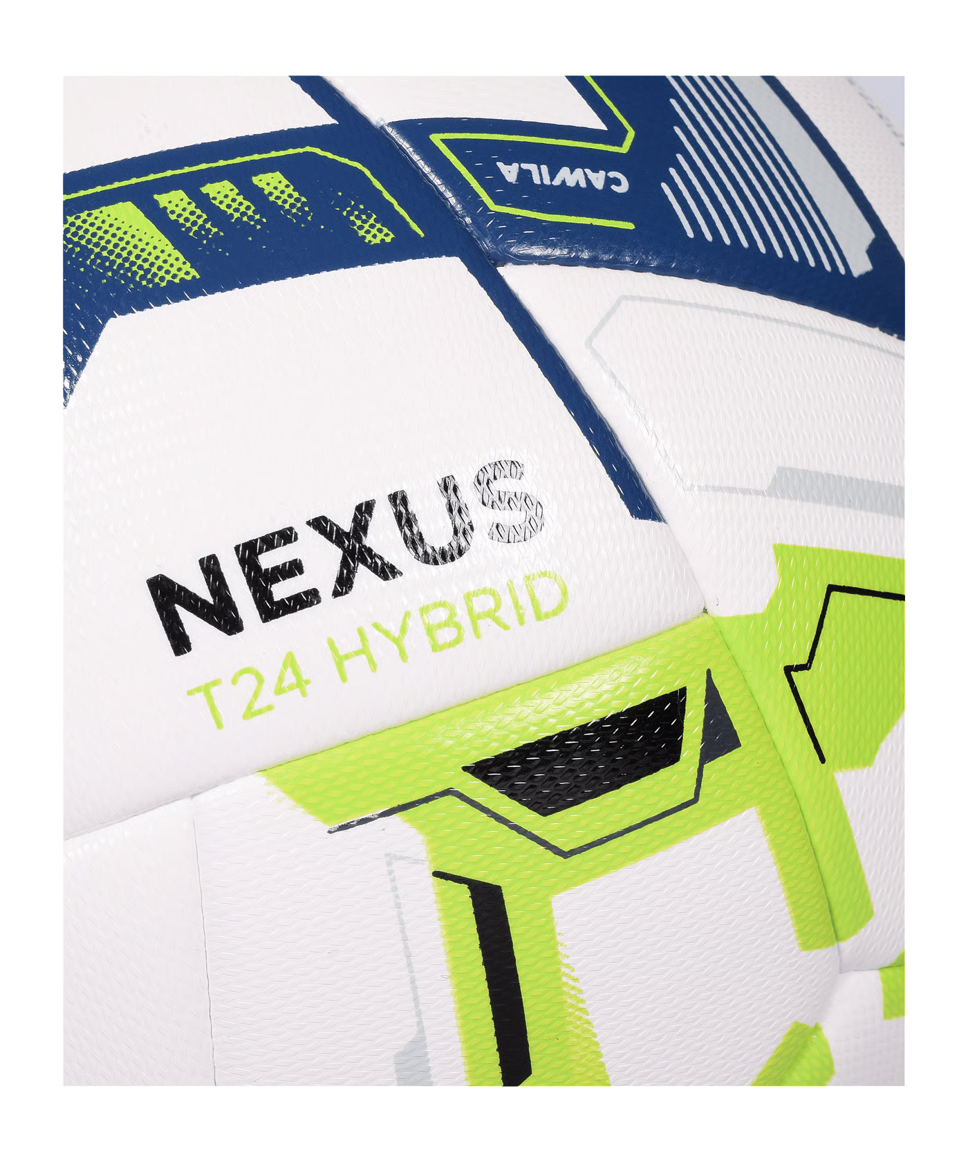 Cawila NEXUS T24 HYBRID Fussball Trainingsball Schwarz Neon, Gr.5