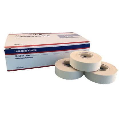 BSN Leukotape Classic 2,00cm x 10m Sport Tape Klebebinde 12 Stück